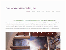 Tablet Screenshot of conservartassoc.com